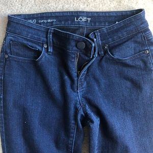 Ann Taylor Loft Curvy Skinny Jeans Ss 25/0